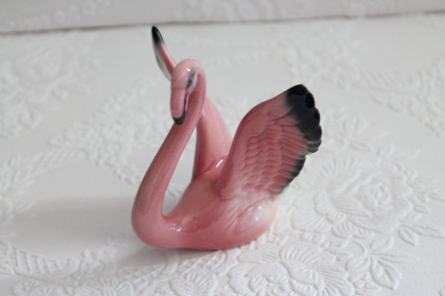 Mid Century Modern WILL GEORGE RARE Pink Flamingo Figurine Small ...