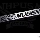 Mugen Logo Aluminium Black Silver Part Car Spoiler Badge Emblem Logo For Honda