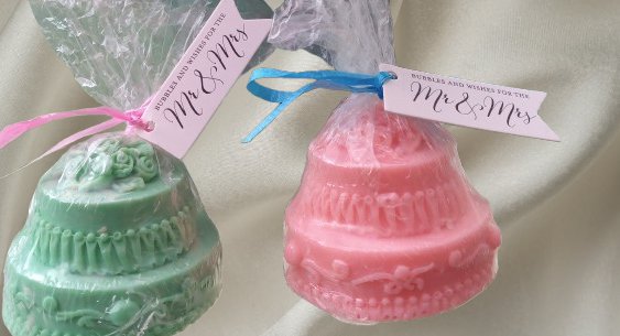 Wedding cake soap