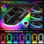 PS Portal Magnetic Charging Dock Station Stand with 9 RGB Lights PSP Holder Base