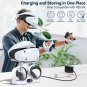 PS5 VR2 Controller Charging Station W/ Headset Display Stand, Fast 2.5H Charging Stand