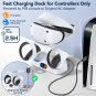 PS5 VR2 Controller Charging Station W/ Headset Display Stand, Fast 2.5H Charging Stand