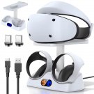 PS5 VR2 Controller Charging Station W/ Headset Display Stand, Fast 2.5H Charging Stand