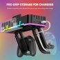 Nintendo Switch RGB Holder Wall Mount Joy-Con Charger OLED Organizer Console Dock