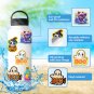 Halloween Vinyl Stickers, 50 Pack, Waterproof Glossy Decorative Decals, 4-6cm