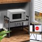 Microwave Stand Kitchen Organizer, 2-Tier Microwave Oven Rack Expandable Storage