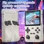 K36 Handheld Game Console 3.5&acirc;�� IPS 64GB Retro 16K Games 20 Plus Emulator, White