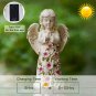 Angel LED Flower Solar Garden Light Statue Outdoor Automatic ON/OFF Waterproof
