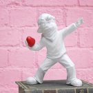 Banksy Style Heart Thrower Statue Resin Graffiti Art Sculpture Modern Home Decor