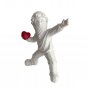 Banksy Style Heart Thrower Statue Resin Graffiti Art Sculpture Modern Home Decor
