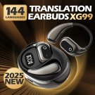 AI Translator Earbuds: 144 Languages, Real-Time, Wireless, USB Rechargeable – Travel & Business
