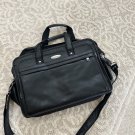 Samsonite Leather Briefcase Laptop Bag Black Attaché Classic