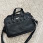 Samsonite Leather Briefcase Laptop Bag Black Attaché Classic