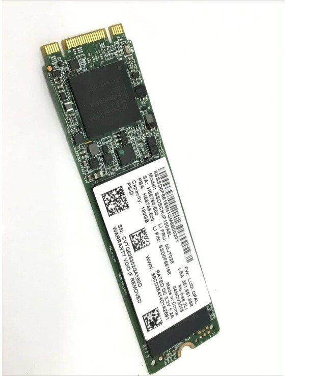 Intel 180GB M.2 2280 SATA MLC SSD SSDSCKJF180ABL