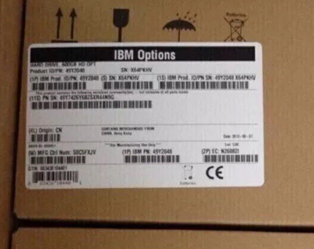 IBM 01NN186 01NN189 01NN191 8TB 7200RPM 3.5" 12Gbps NL SAS Hard Drive HDD Bulk