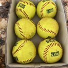Dicks Sporting Goods Official League Slow Pitch Soft Balls 12" Pack 6 Yellow