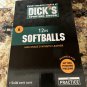 Dicks Sporting Goods Official League Slow Pitch Soft Balls 12" Pack 6 Yellow