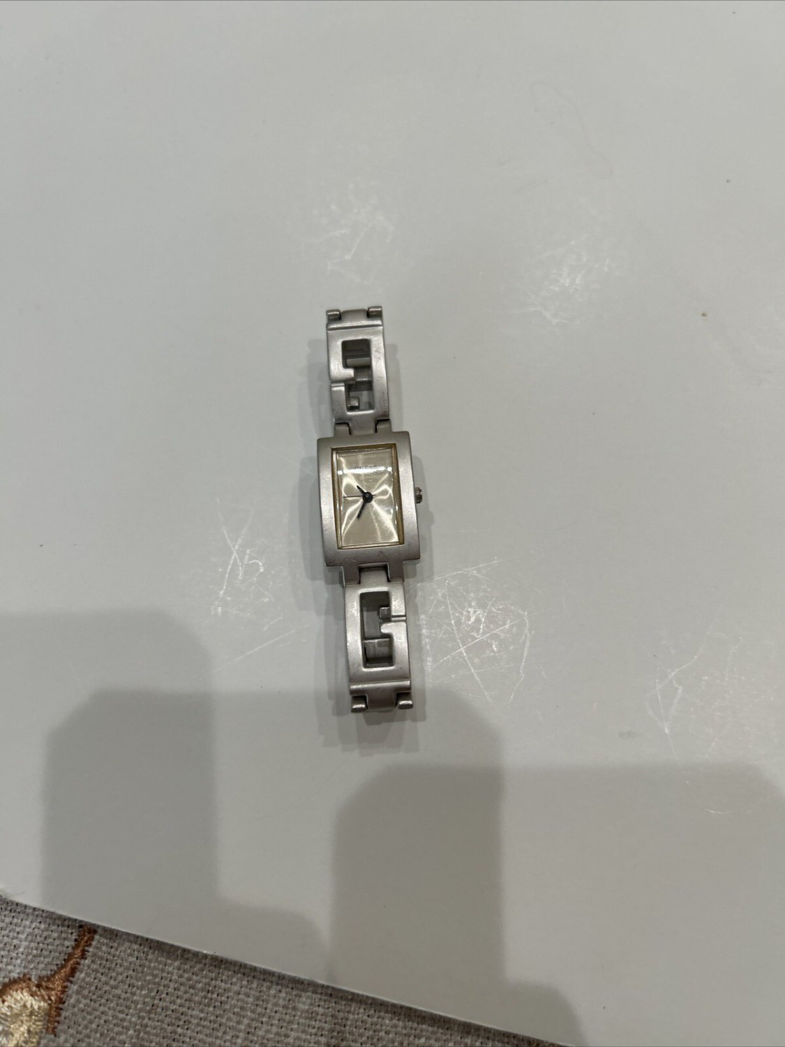 Guess Watch-Silver  Woman's G-link band