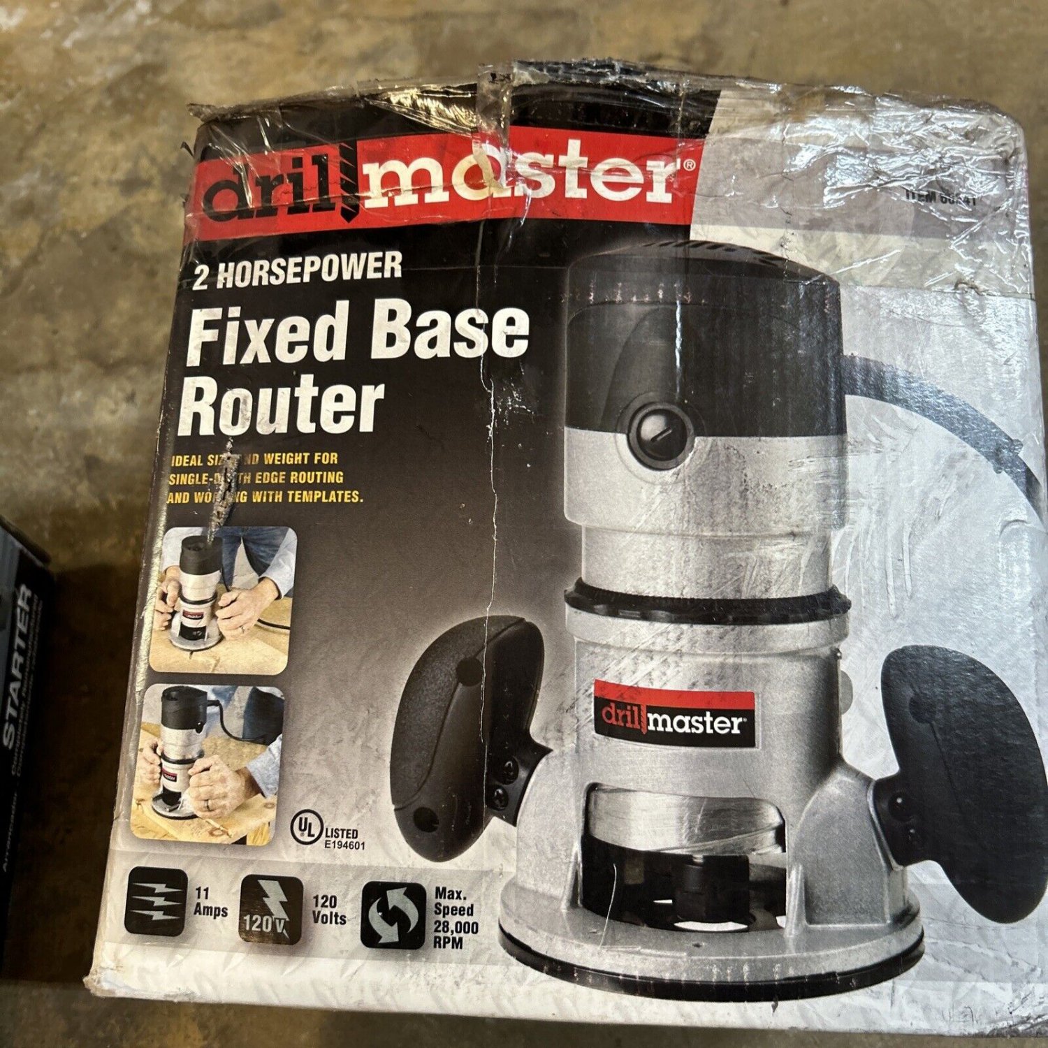 Drill Master 120 volt 1/4" Trim Router Model