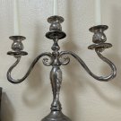 SILVER PLATED THREE LIGHT CANDLEABRA FROM 20th Century Baroque by GODINGER