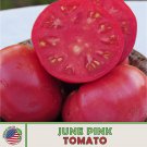 10 June Pink Tomato Seeds Heirloom Non GMO Genuine Fast Growing 10 June Pink Tomato Seeds Heirloom Non GMO Genuine Fast Growing