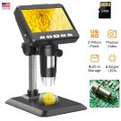 4.3'' IPS Digital Microscope 2MP HD 1000X Zoom 8 LED Light USB Coin PCB Repair