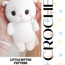 Crochet Pattern: Little Kitten – No-Sew Amigurumi Tutorial Instant Download eBook Crochet Pattern: Little Kitten – No-Sew Amigurumi Tutorial Instant Download eBook