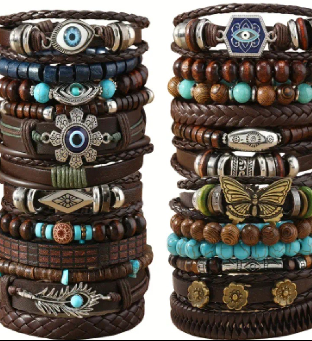 Braided and synthetic bracelets