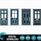 Door SVG icon collection