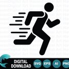 Running Man SVG Icon