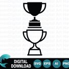 Trophy Cup Award Winner Championship Prize Victory Achievement SVG Icon Set