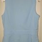 ANN TAYLOR Loft Light Blue Cotton Sleeveless Shirt Sz 4