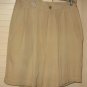 ISLAND REPUBLIC 100% SILK Khaki Shorts Sz 6 Beautiful!!
