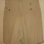ISLAND REPUBLIC 100% SILK Khaki Shorts Sz 6 Beautiful!!