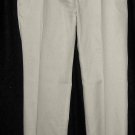 METROSTYLE Below Waist Khaki Pants w/black buttons Sz 4