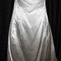 DONNA KARAN Dress Couture Strapless Satin Dress Sz 4