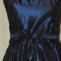 Vintage LAURA ASHLEY Blue Taffeta Dress Spagetti straps