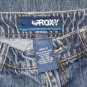 ROXY Girls Long Denim Shorts/Jeans Painted Flowers S 12