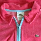 LaCoste Bright Pink Velour Shirt