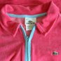 LaCoste Bright Pink Velour Shirt
