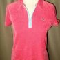 LaCoste Bright Pink Velour Shirt