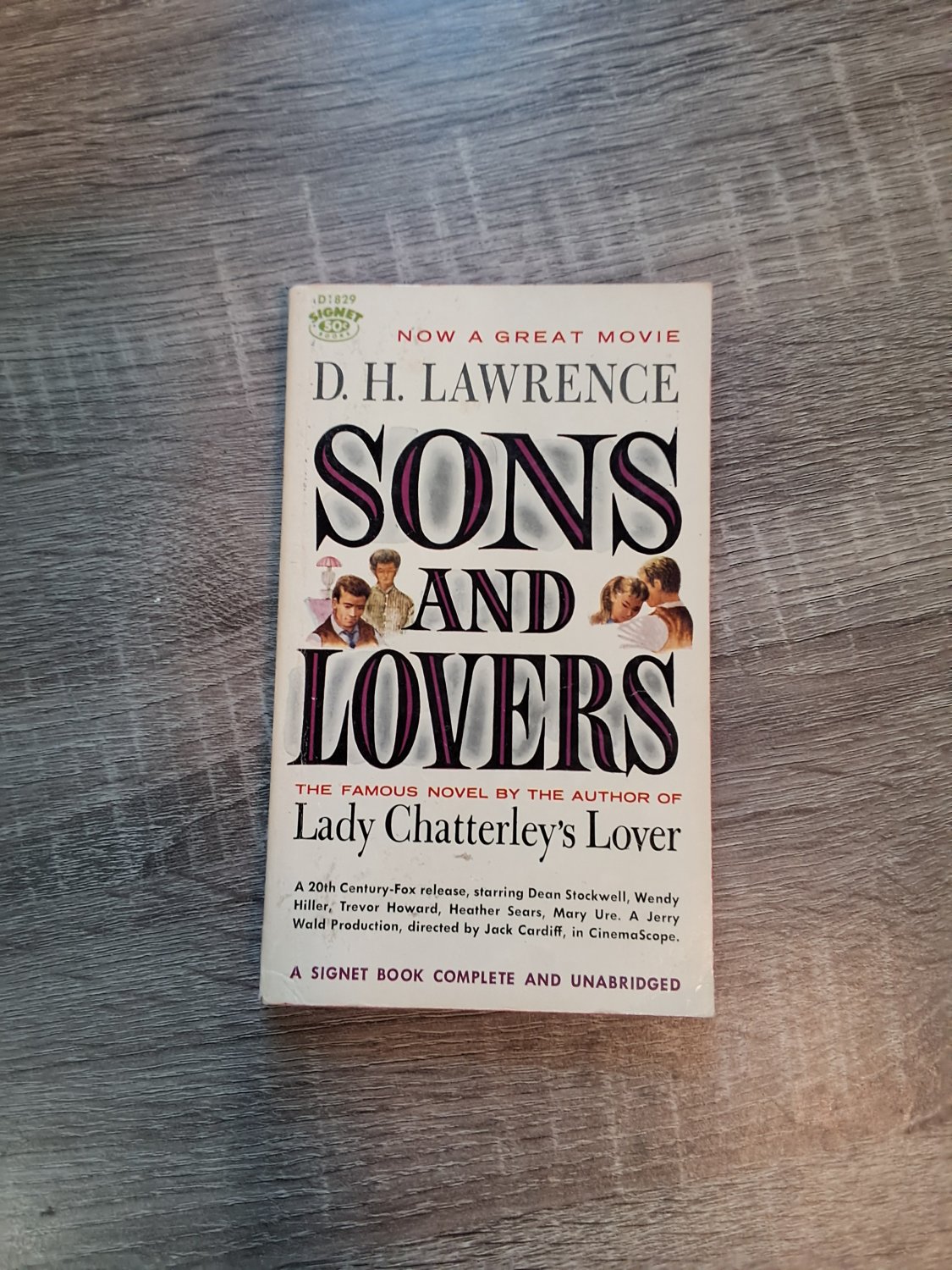 Sons And Lovers By DH Lawrence 1960 Third Printing Paperback