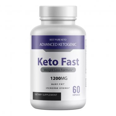 Keto Fast Weight Loss Pills &acirc;�� Fat Burner Supplement &acirc;�� 1 Bottle