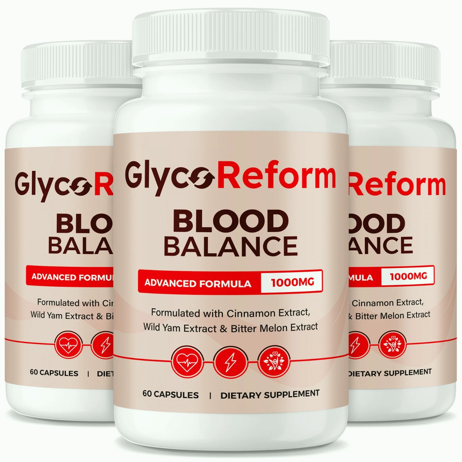 (3 Pack) Glyco Reform for Blood Balance, GlycoReform Advanced Blood Support