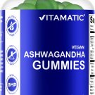 Vitamatic Ashwagandha Gummies 1500mg Serving 60 Vegan Gummies 3% Withanolides