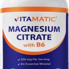 Vitamatic Magnesium Citrate 500mg – 180 Vegetarian Capsules