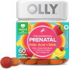 OLLY Prenatal Gummies, 60 Ct – DHA, Folic Acid & Vitamin D for Baby’s Brain & Healthy Growth