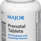 MAJOR Prenatal Tablets for Pregnant and Lactating Women - Dietary Supplement - 100 Count