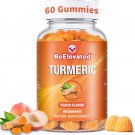 Curcumin Turmeric Gummies 2000mg – Black Pepper & Ginger for Joint Support, 60 Ct