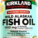 Kirkland Signature Wild Alaskan Fish Oil – 1400 mg, 230 Softgels, Dietary Supplement